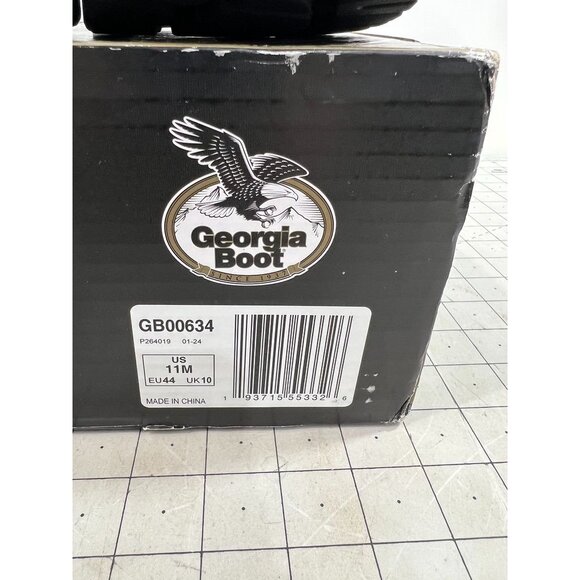 Georgia Boot Men's Romeo Superlyte Soft Toe 5” Work Boots Black Sz. 11 - Picture 6 of 14